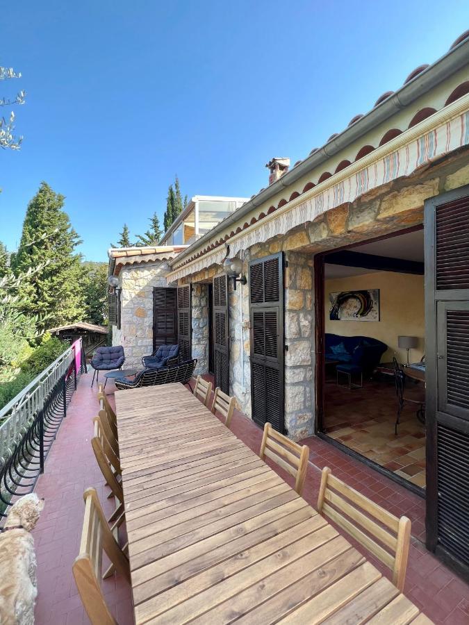 Entre Nice Et Monaco Grande Villa Avec Piscine Privee 12 Personnes Drap Eksteriør billede