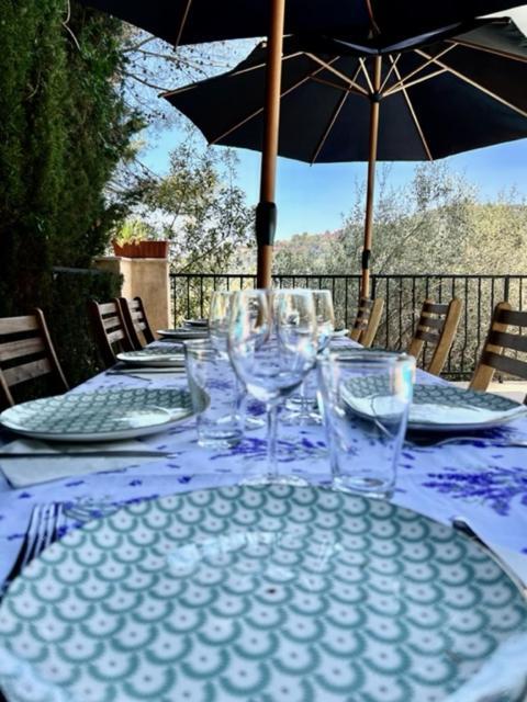 Entre Nice Et Monaco Grande Villa Avec Piscine Privee 12 Personnes Drap Eksteriør billede