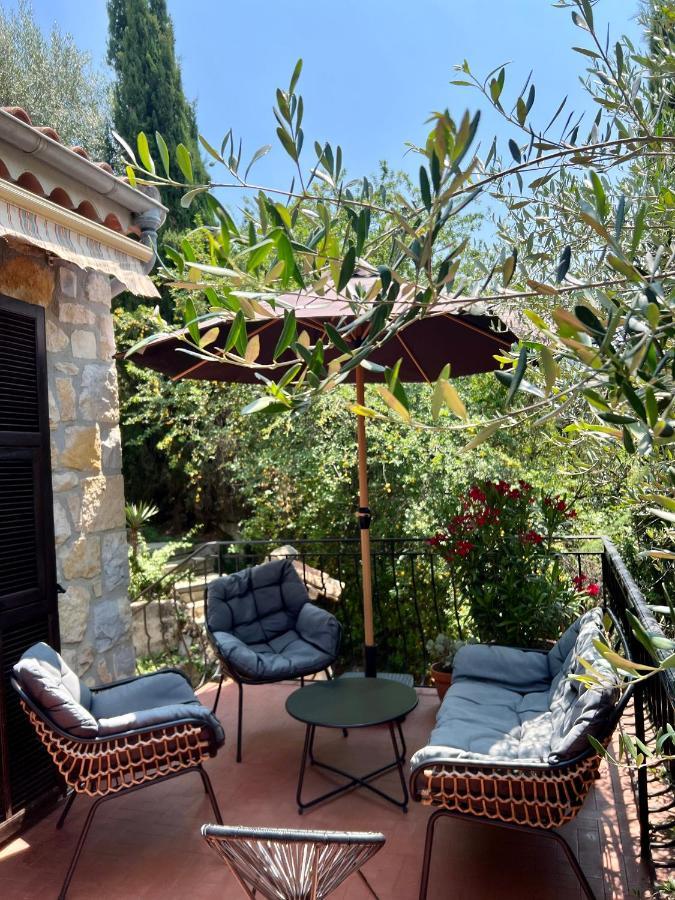 Entre Nice Et Monaco Grande Villa Avec Piscine Privee 12 Personnes Drap Eksteriør billede
