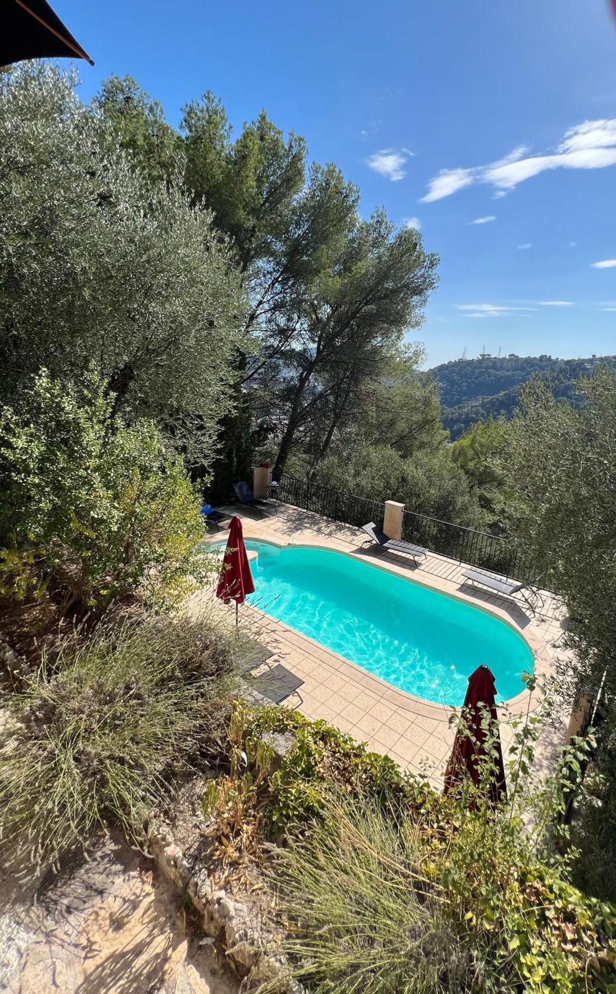 Entre Nice Et Monaco Grande Villa Avec Piscine Privee 12 Personnes Drap Eksteriør billede