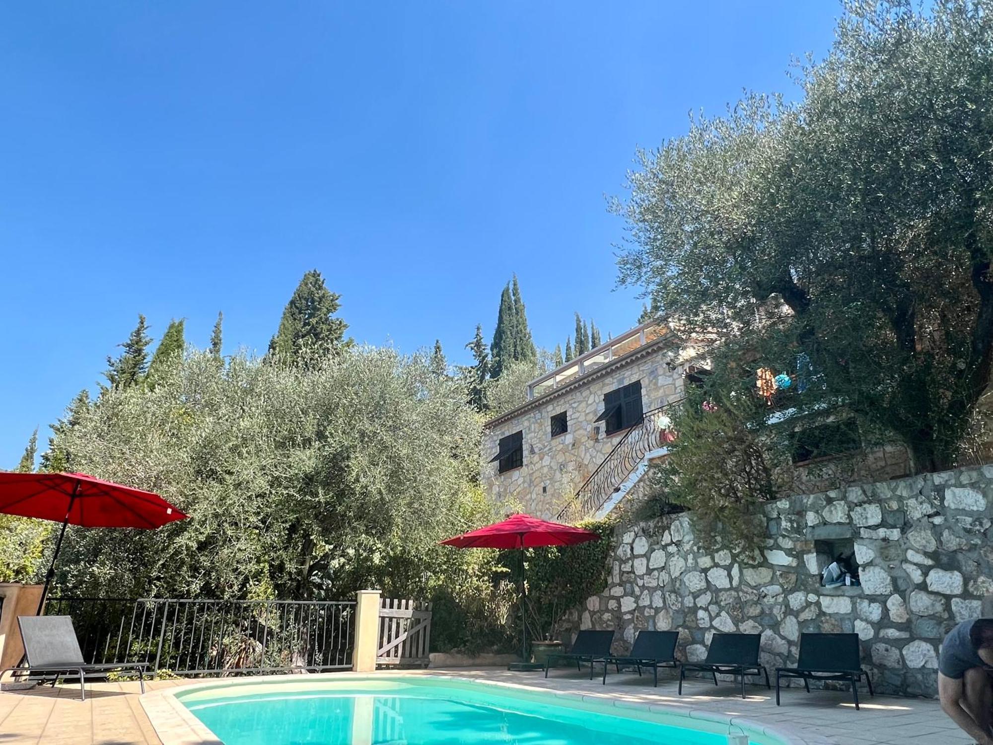 Entre Nice Et Monaco Grande Villa Avec Piscine Privee 12 Personnes Drap Eksteriør billede